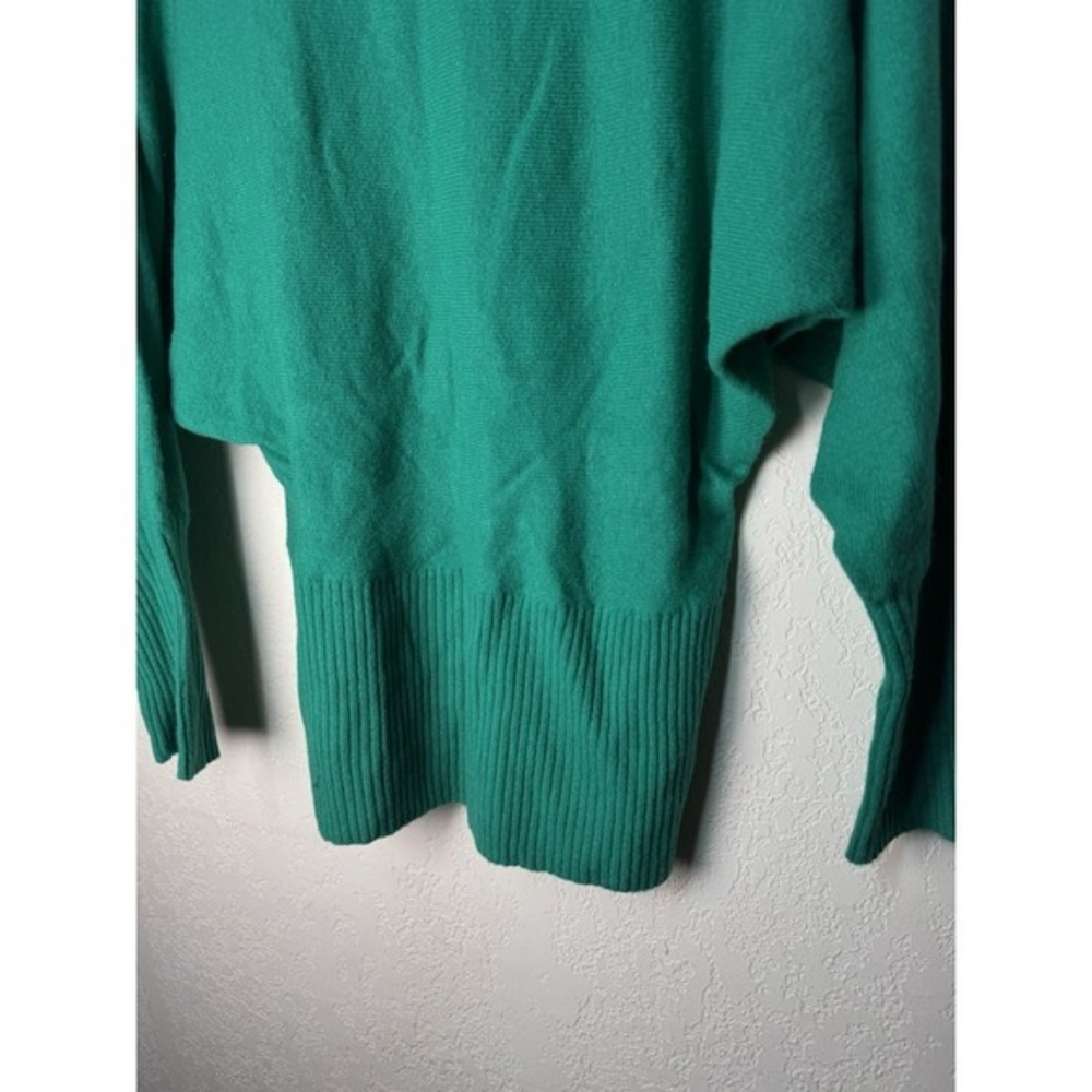 Christine Thomson Women's Green LambsWool Sweater Small Hong Kong Vintage‎ Knit - Picture 6 of 6